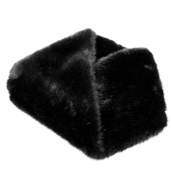 ZARA Faux Fur Infinity Snood Scarf - Picture 3 of 4